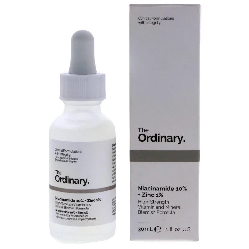 THE ORDINARY NIACINAMIDE 10% ZINC 1% 30ML SERUM.