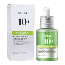 AUNA AZELAIC 10 + HYALURON REDNESS SOOTHING SERUM  (30ML) 🌿 💧✨